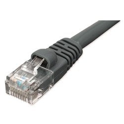 Ziotek 119 7267 Cat6 Patch Cable, With Boot 10Ft, Black