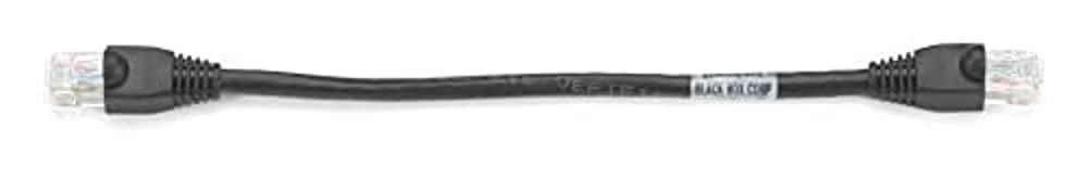 Black Box Corporation 6In Black Cat6 550Mhz Patch Cable Utp Cm Snagless