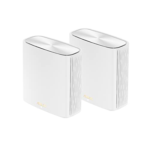 Asus Zenwifi Whole-Home Dual-Band Mesh Wifi 6 System Xd6 White - 2 Pack, Coverage Up To 5,400 Sq.Ft & 4+ Rooms, 5400Mbps, Aimesh