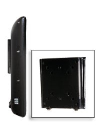 Peerless Pf630 Fixed Wall Mount For 10 Inch To 24 Inch Displays (Black)