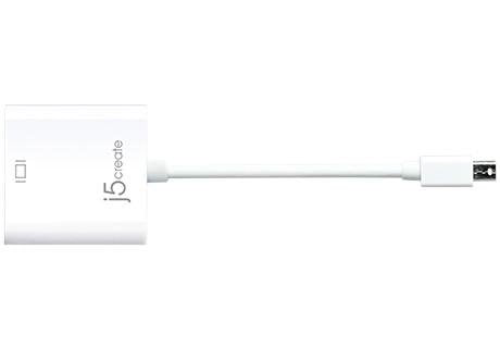 J5Create Mini Displayport To Hdmi Adapter, White | Supports Resolutions Up To 1920 X 1200 / 1080P @ 60 Hz | Compatible With Appl