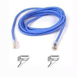 Belkinponents 7Ft Cat5E Patch Cable Utp Blue Pvc Jacket 24Awg T568B 50 Micron Gold Plate