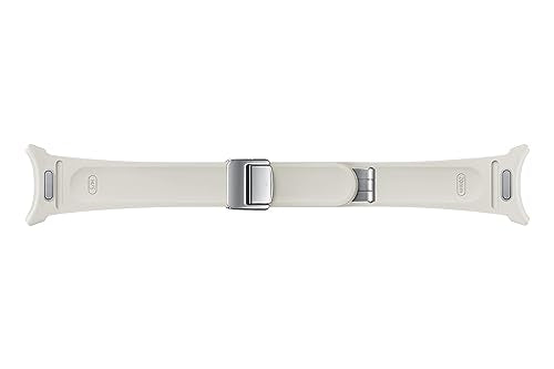 Samsung Galaxy Watch 6, 5, 4 Series Hybrid Eco Leather Band, Slim, Magnetic D-Buckle Closure For Men, Women, Smartwatch Replacem