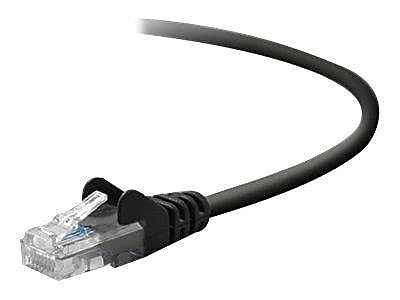 Belkin Snagless Cat5E Patch Cable Rj45M/Rj45M; 7 Black (A3L791B07 Blk S)