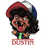 Dustin Decal   For Cars, Laptops, And More!   Use Inside Or Outside   Sicks To Any Flat Smooth Surface (5 Inch)