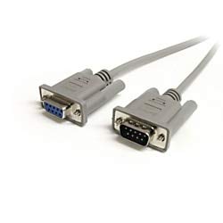 This 9 Pin Straight Through Serial Cable Features A Db9 Male Connector And A Db9