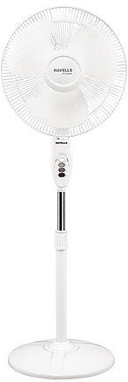 Havells 450Mm High Speed Pedestal Fan | Superior Low Voltage Performance | Strong & Stable Base For Stability | 3 Speed Control