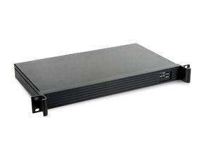Istarusa 1U Compact Server/Desktop Mini Itx Chassis (D 118V2 Itx Dt), Black