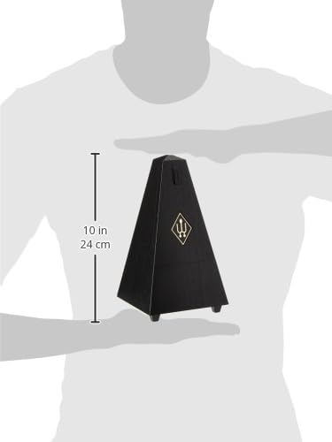 Wittner 903304 Plastic Casing Metronome Without Bell, Black