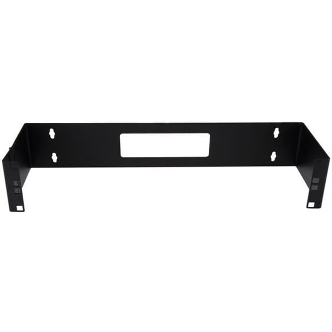Startech.Com 2U Hinged Wall Mount Patch Panel Bracket   6 Inch Deep   19'' Patch Panel Swing Rack For Shallow Network Equipment