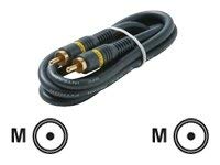 Steren 254 125BL 25 Feet RCA RCA Plug Python Gold Cable