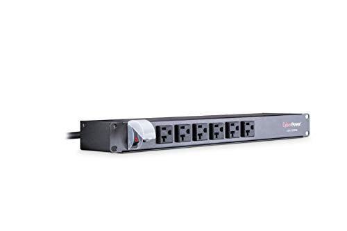Cyberpower Cps1220Rm Basic Pdu, 120V/20A, 12 Outlets, 15Ft Power Cord, 1U Rackmount