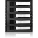 Istarusa Group 3X5.25 5X3.5 Sata Raid Cage Sata W/Silver Tray Handle (Bpu 350Sata Silver)