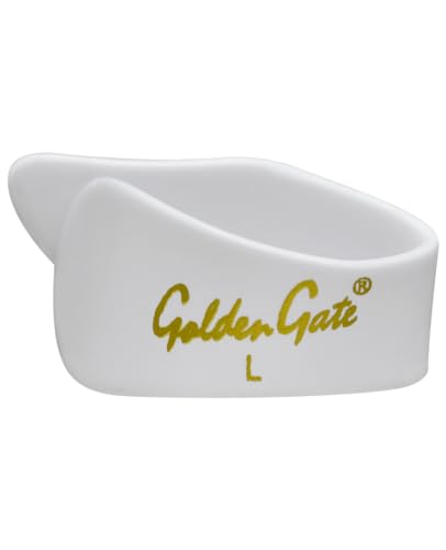 Golden Gate Gp 4W 4Pk Thumb Picks   White   Large   4 Pack
