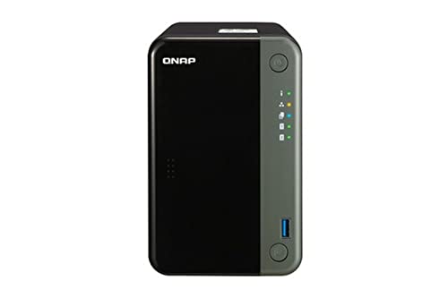 Qnap Ts-253D-4G 2 Bay Nas For Professionals With Intel Celeron J4125 Cpu And Two 2.5Gbe Ports