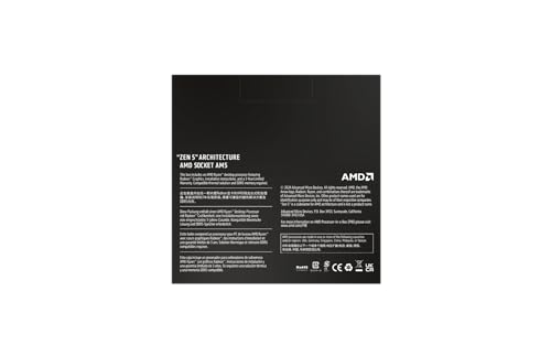 Amd Ryzen 5 9600X 6 Core, 12 Thread Unlocked Desktop Processor