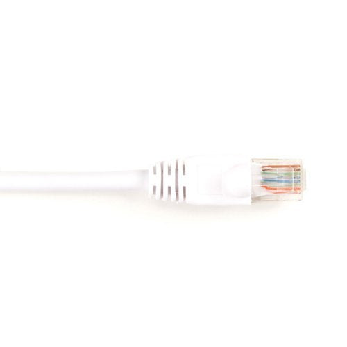 Black Box Network Services 3Ft Cat6 White Molded Snagless Patch Cable Value Line