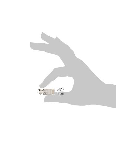 Platinum Tools 106190 Rj45 Cat6A 10 Gig Shielded Connector With Liner, 100 Pack