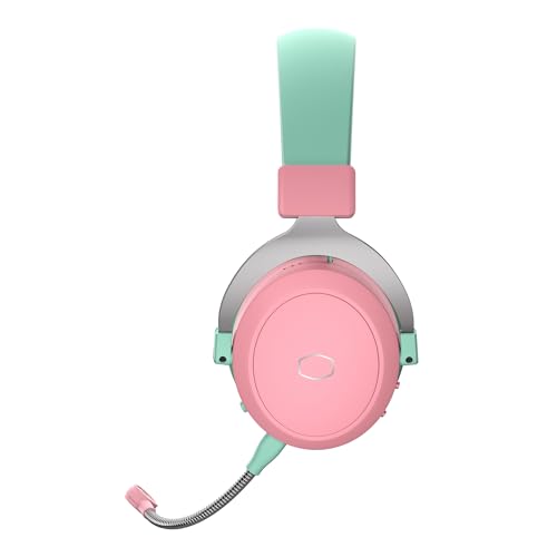 Ch351 Macaron Wireless Gaming & Mobile Over-Ear Headset - 3D Surround Sound, Lightweight, 2.4Ghz | Bluetooth, Built-In Sidetone,