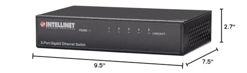Intellinet Network Solutions 530378 Ethernet Switch   5 Ports