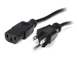 Startech 3 Ft 14Awg Computer Power Cord . Nema5. 15P To C13 . 3Ft . Nema 5. 15P . Iec 60320 C13 125V Ac . 15A . Black ''Product
