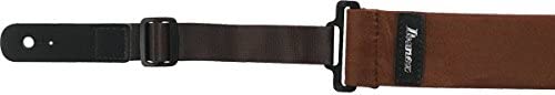 Ubersweet BrownIbanez GSF50 POWERPAD Guitar Strap for Guitar or Bass Adjustable Strap with Pad