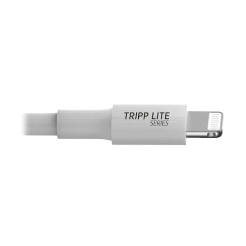 Tripp Lite Apple Mfi Certified 6 Feet 2M Lightning To Usb Cable Sync Charge Iphone/Ipod/Ipad   White (M100 006 Wh)