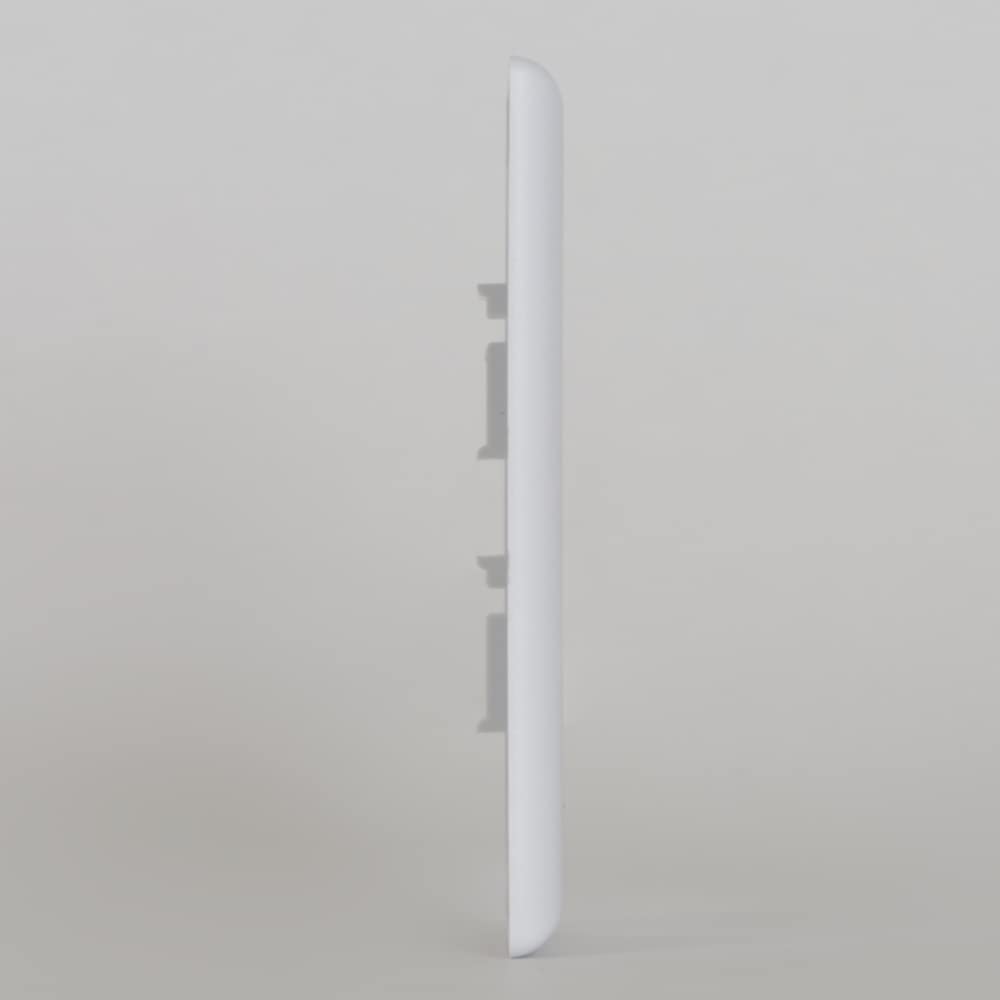 Icc Station Id Faceplate With 2 Ports For Ez/Hd Style In Single Gang, White, Single