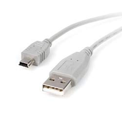 Startech.Com 1 Ft Mini Usb 2.0 Cable   A To Mini B   M/M