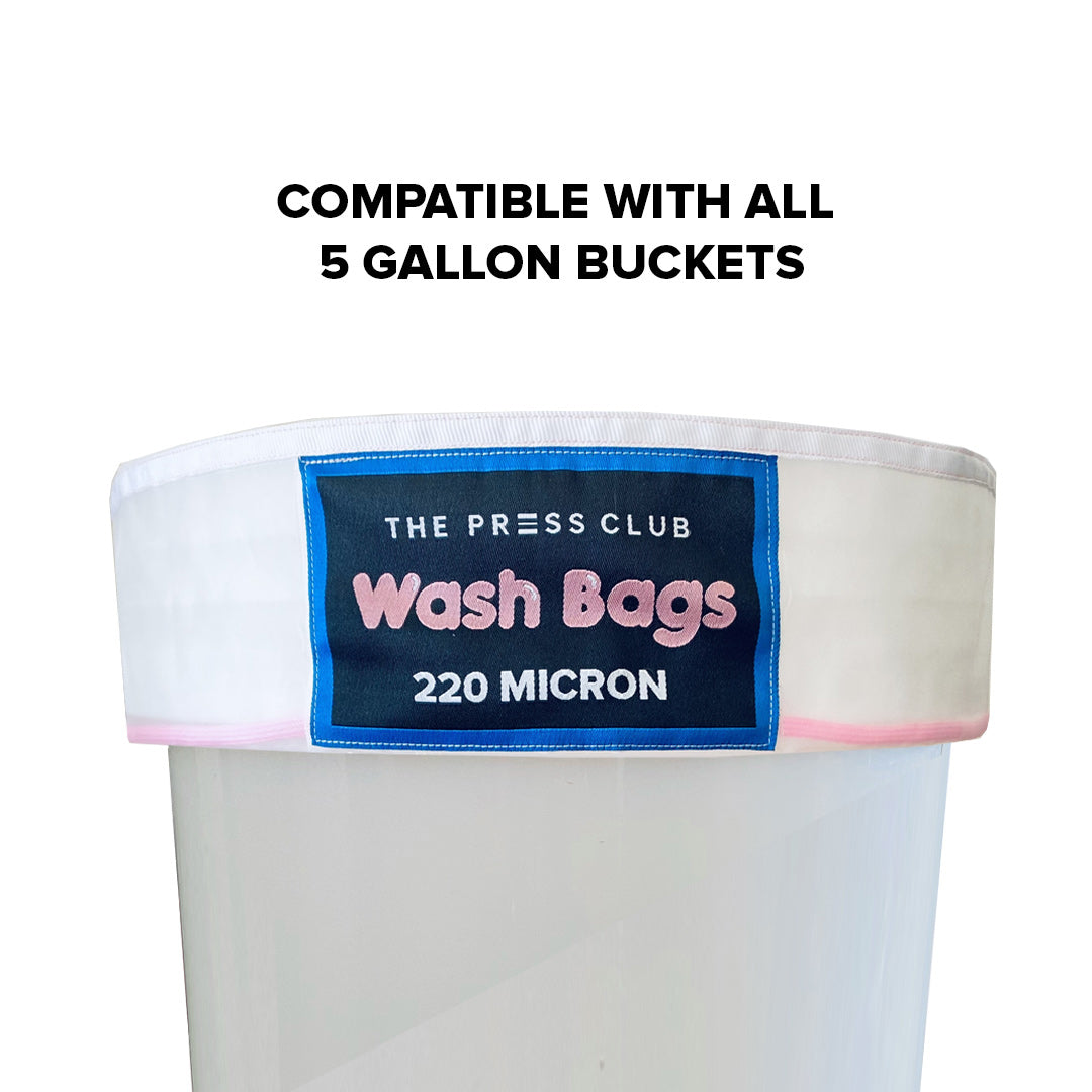 5 GALLON ALL MESH BUBBLE WASH BAGS 8-PACK