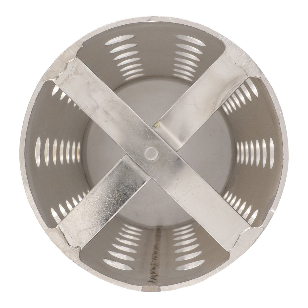 Perforated Stainless Steel Casting Flasks (4" x 8 1/2", Flanged) - Large