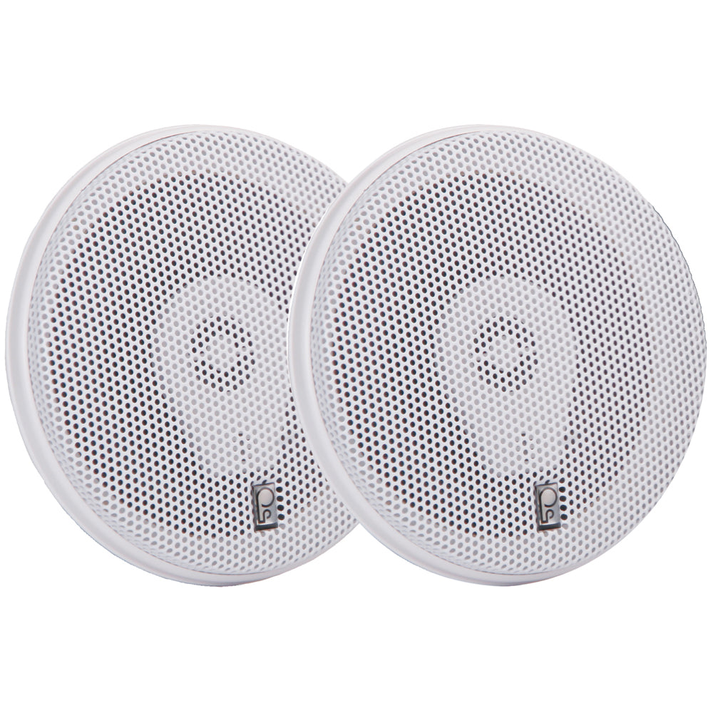 Poly-Planar Ma-8506 6'' 200 Watt Titanium Series Speakers - White,WBEEAA001342062