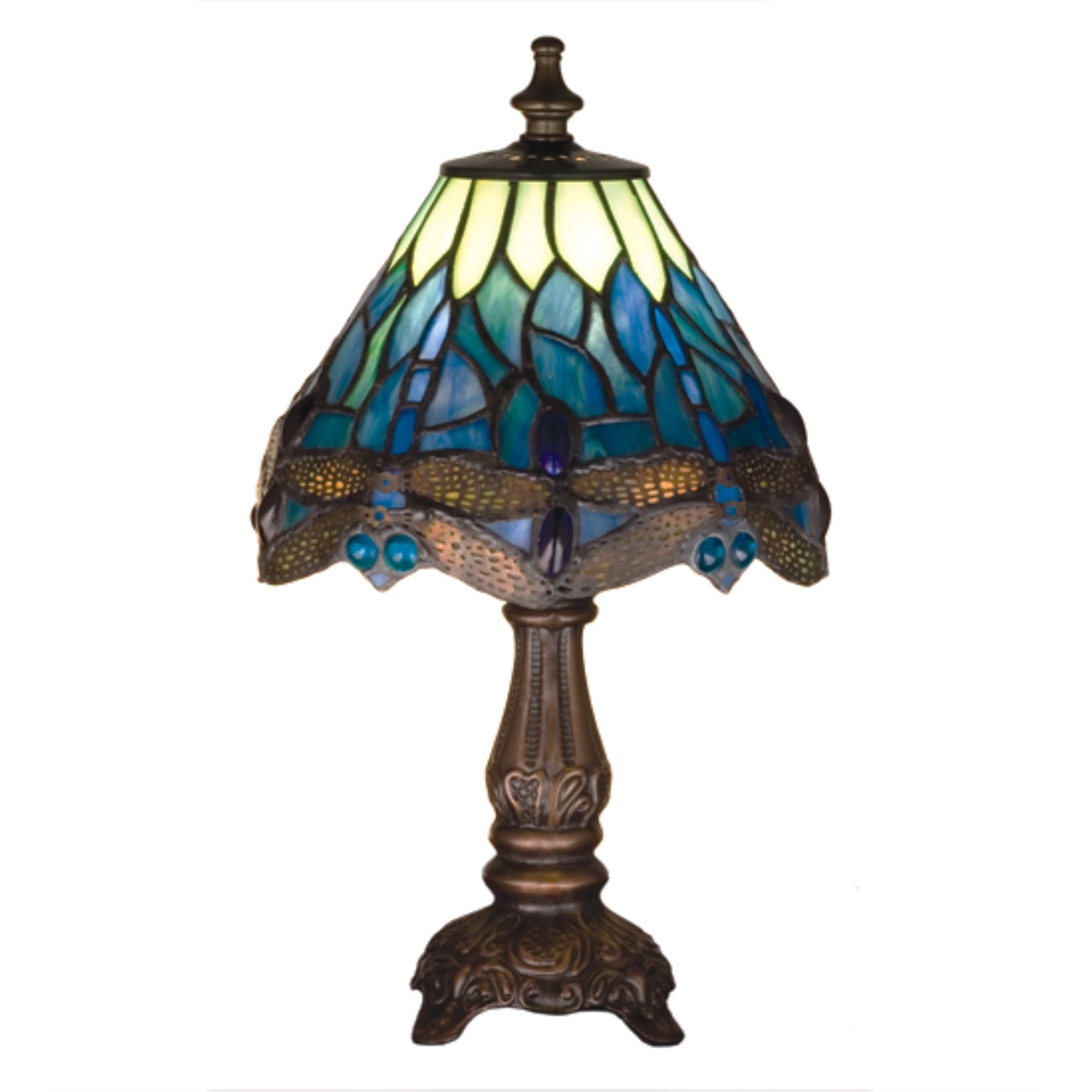 11.5 inchH Tiffany Hanginghead Dragonfly Mini Lamp