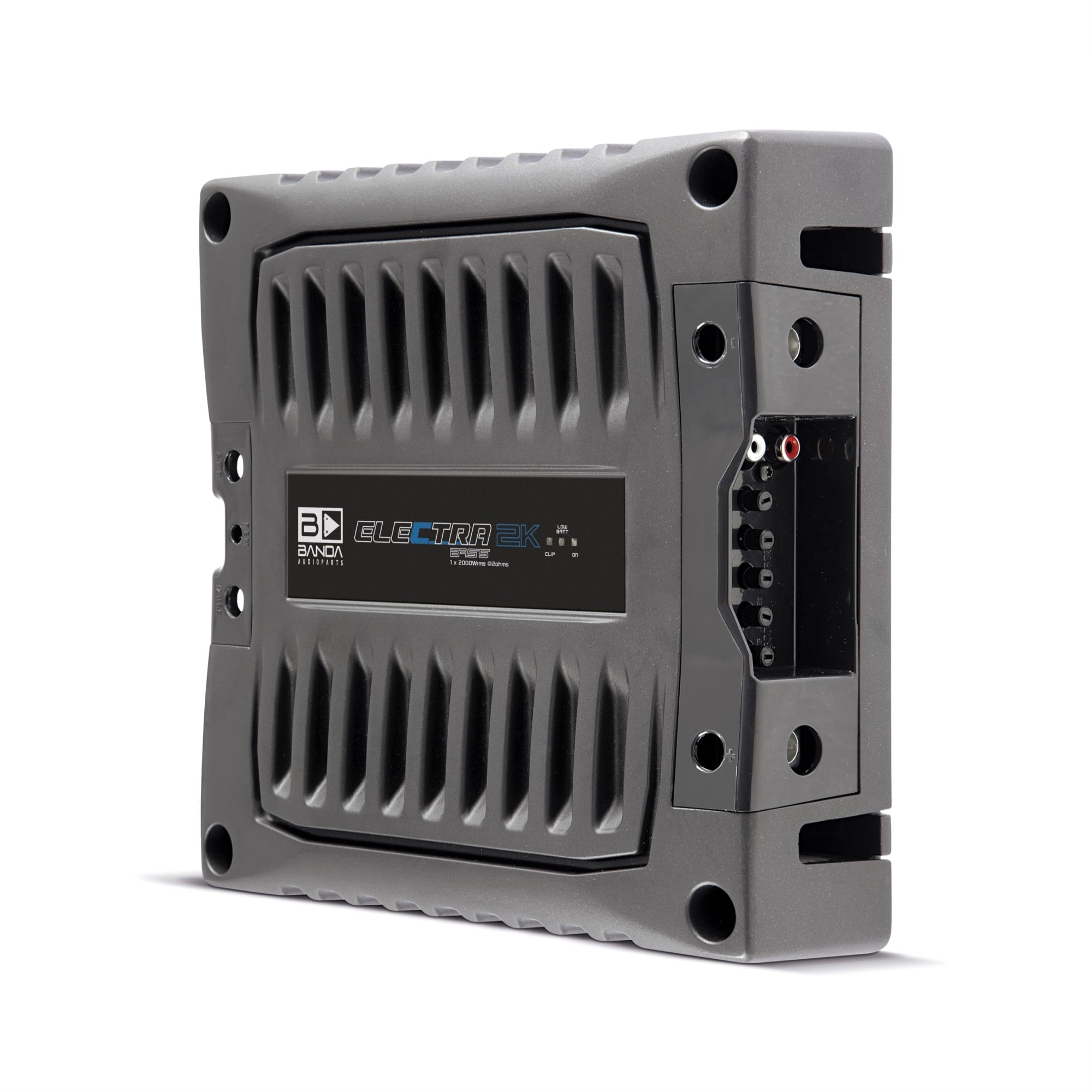 Electra 2000 Watt 2 Ohm Car Audio Single Channel High Power Amplifier