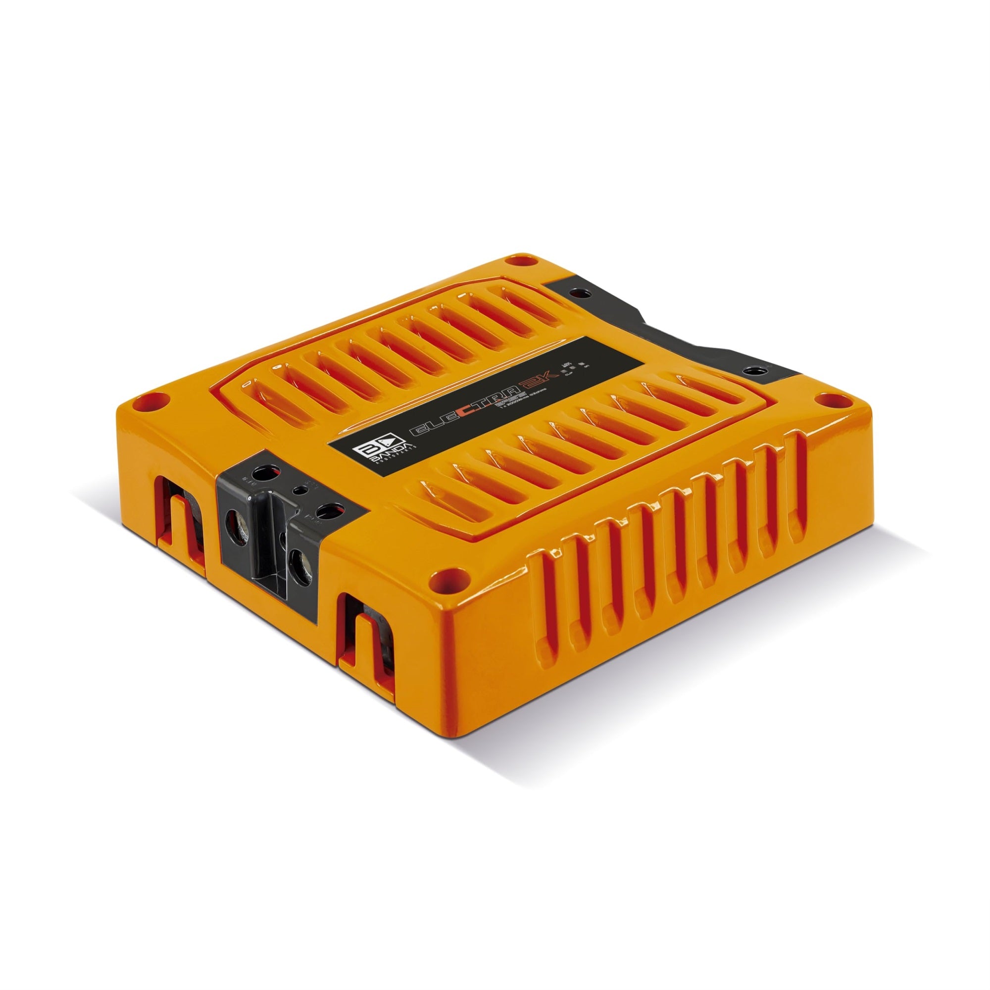 Electra 2000 Watt 2 Ohm Car Audio Single Channel High Power Amplifier ORANGE