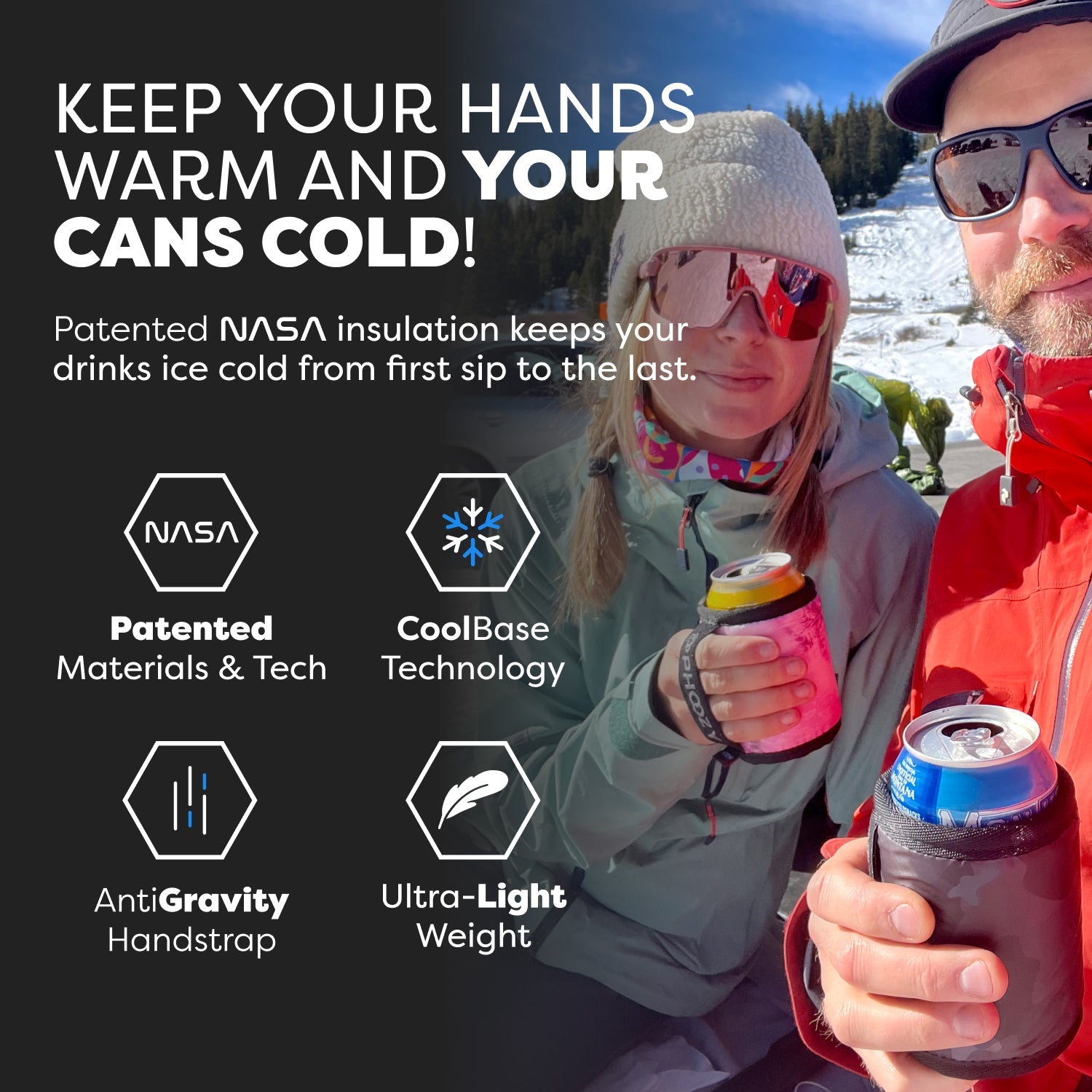 Drink Capsule - Keeps Drinks Cold 10X Longer