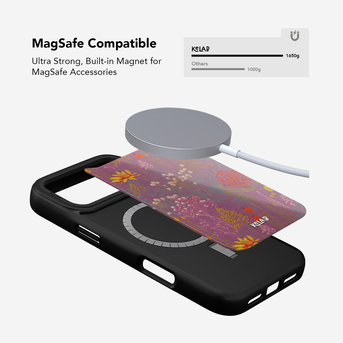 Wildflower Tapestry | Dusty Pink Floral Phone Case