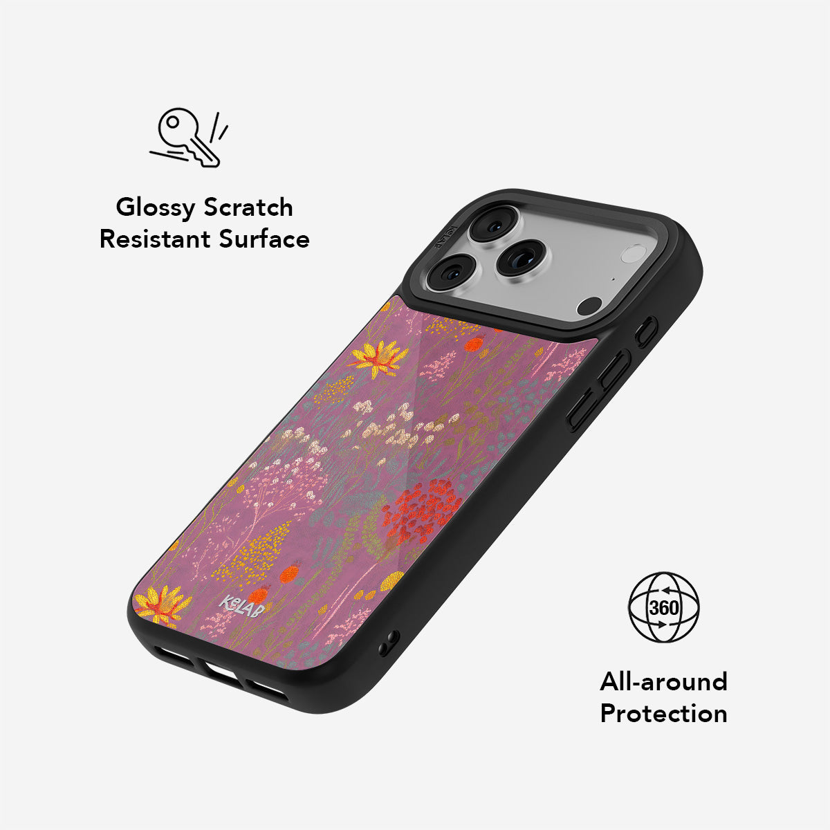 Wildflower Tapestry | Dusty Pink Floral Phone Case