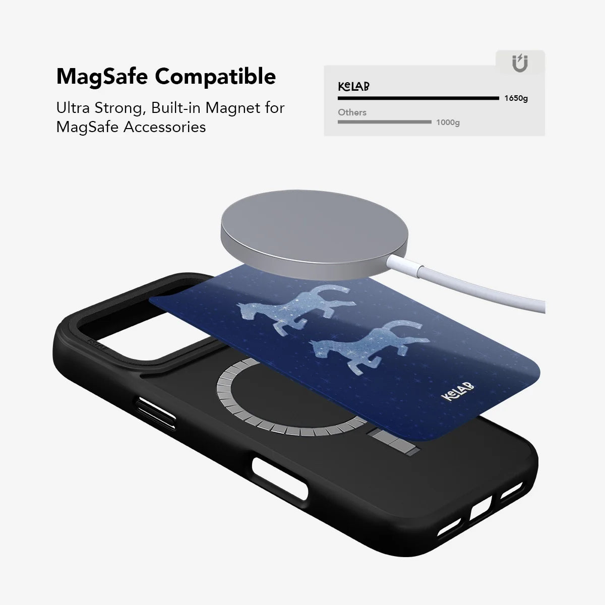 Pegasus Night | Blue Horse Phone Case