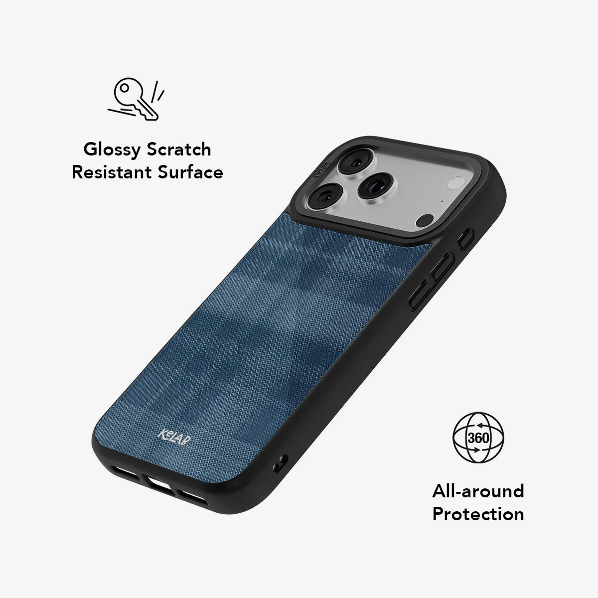 Denim | Blue Flannel Minimalist Phone Case