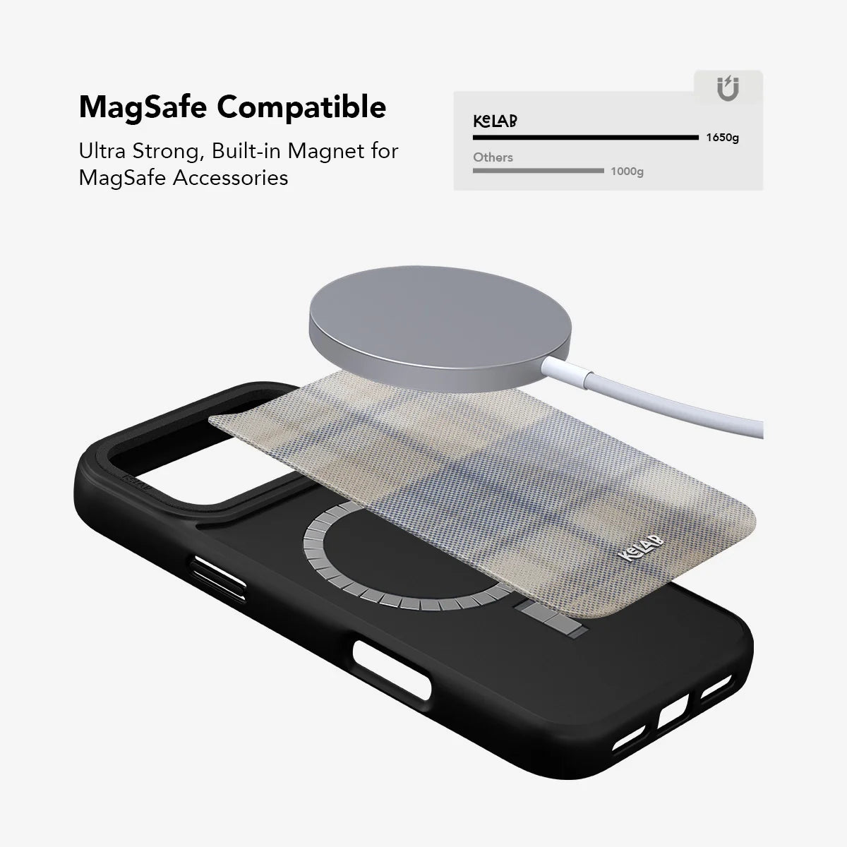 Oatmilk | Beige Flannel Minimalist Phone Case