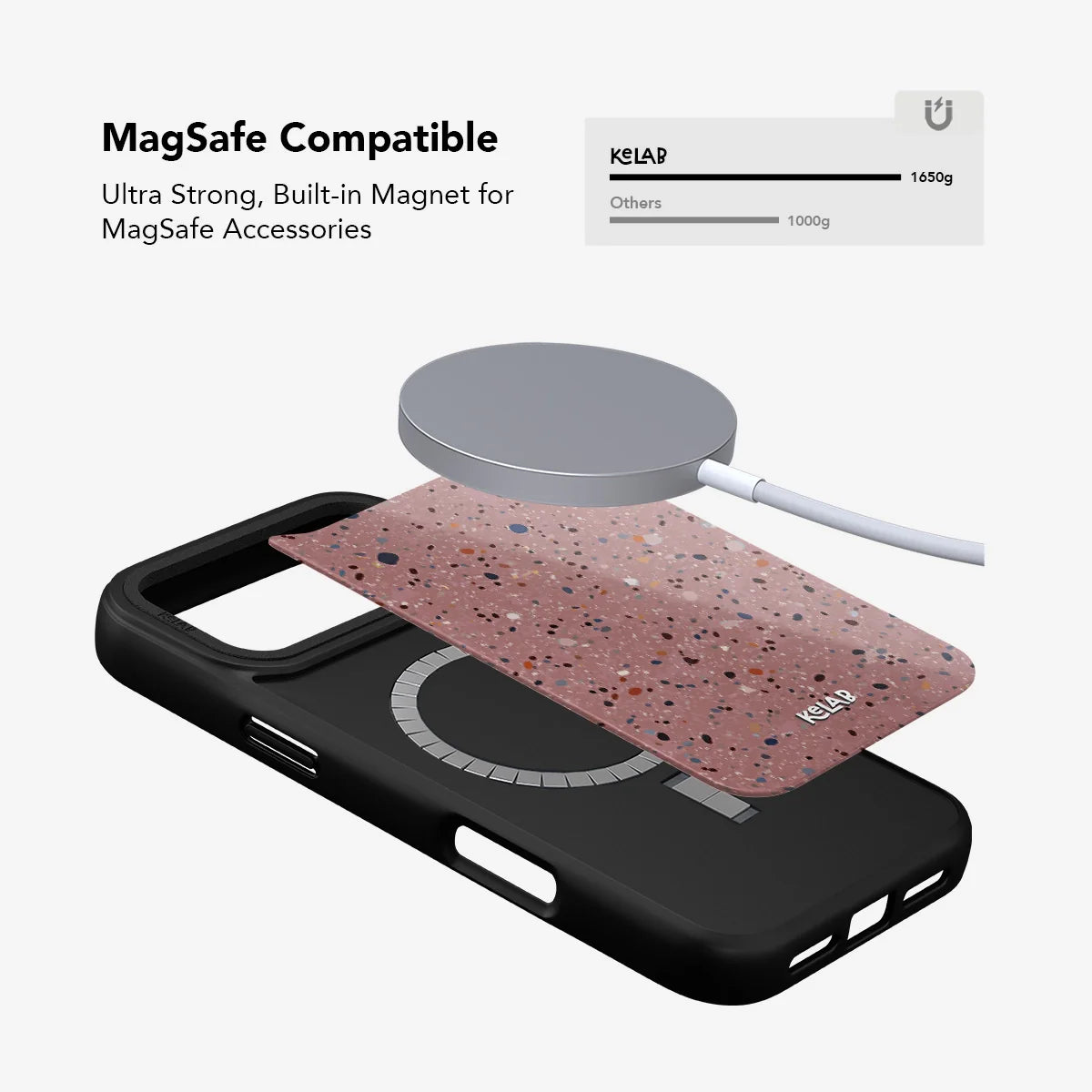 Rose Clay | Pink Paint Splatter Phone Case
