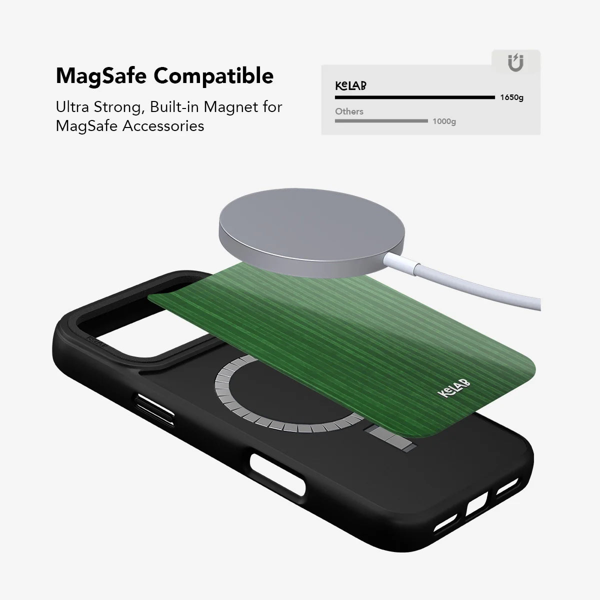 Emerald Drip | Green Stripe Pattern Phone Case