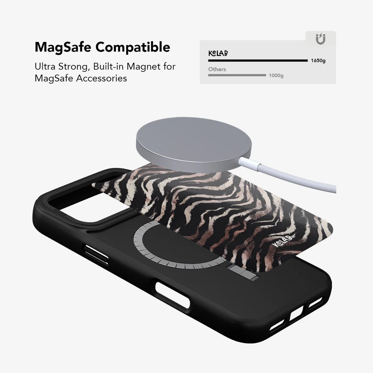 Shadow Striker | Zebra Stripe Phone Case