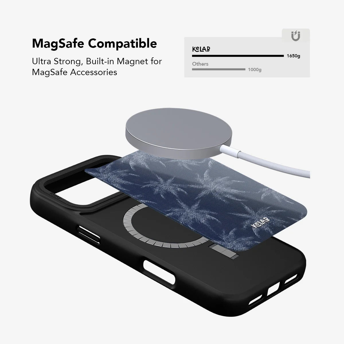 Denim Tree | Denim Blue Patterned Phone Case