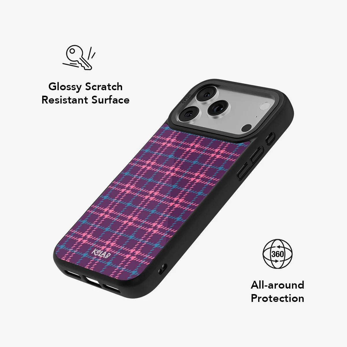 Orchid Tweed | Purple Plaid Phone Case