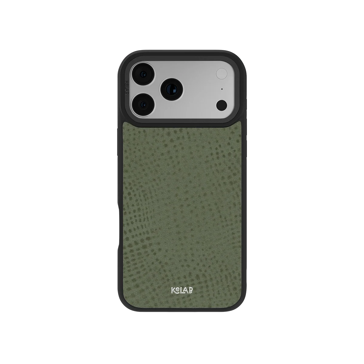 Sage Silk | Green Pebbled Texture Phone Case