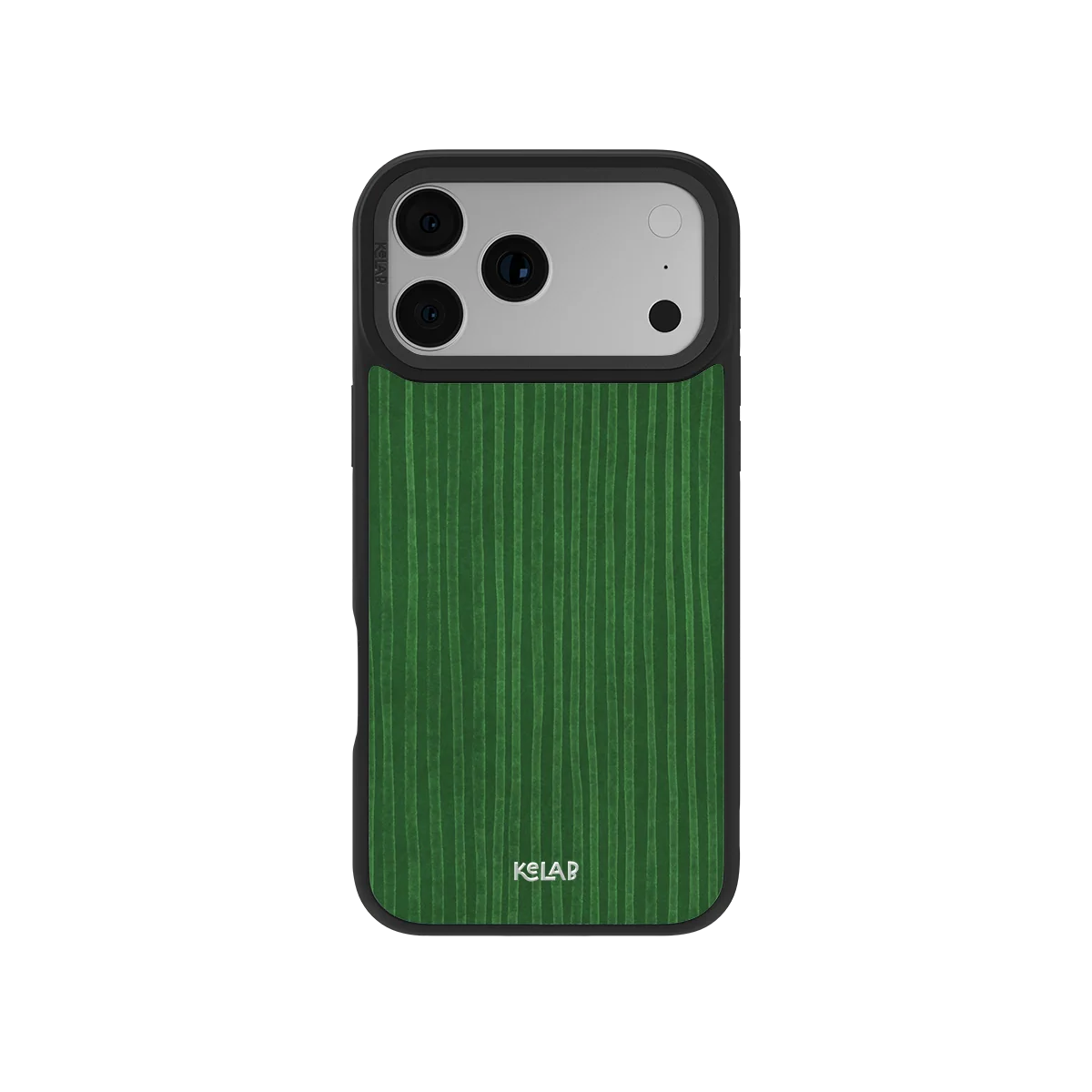 Emerald Drip | Green Stripe Pattern Phone Case