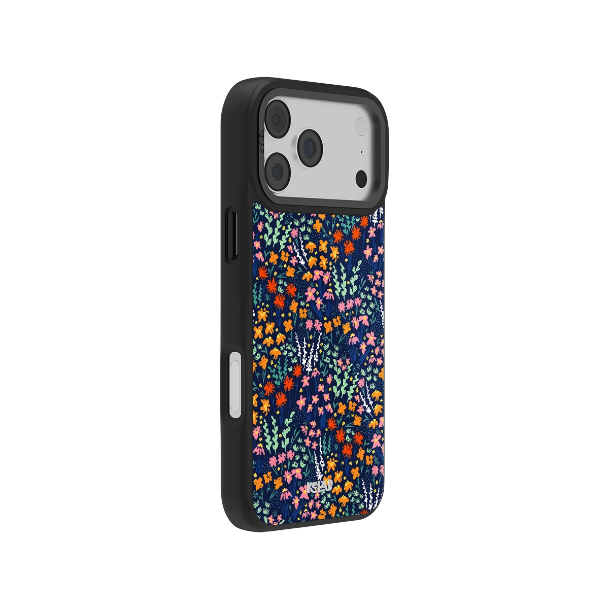 Midnight Meadow | Vibrant Wildflower Navy Phone Case
