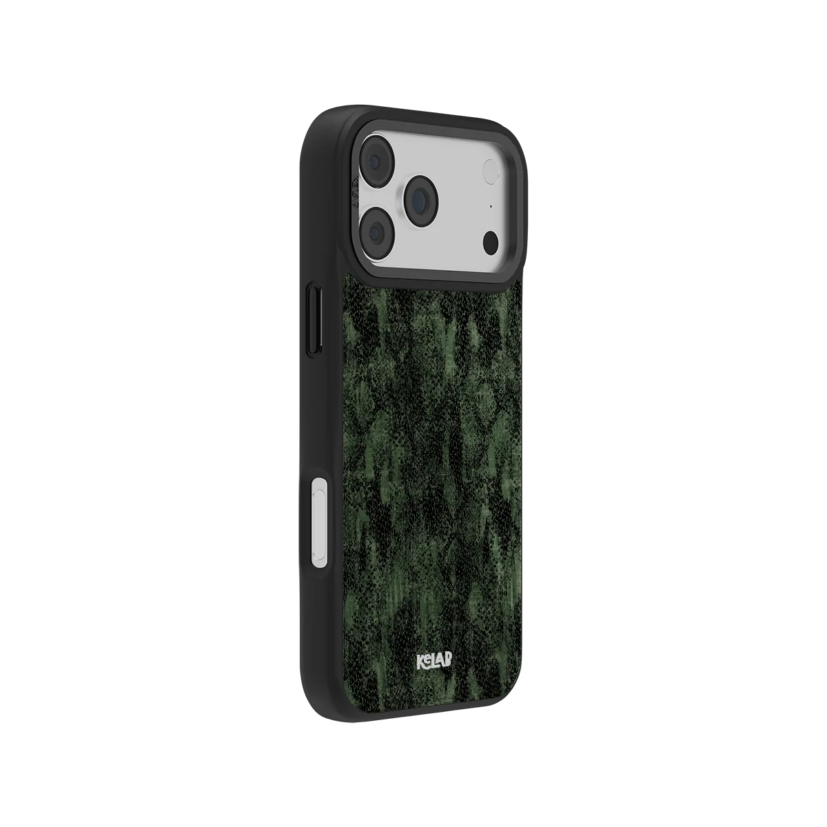 Emerald Python | Textured Olive Snakeskin Phone Case